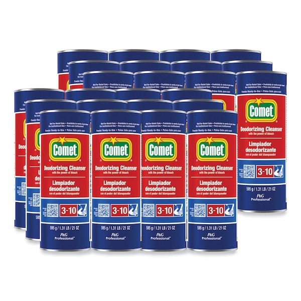 Comet Cleaners & Detergents, Canister, Pine, 24 PK 32987 - main