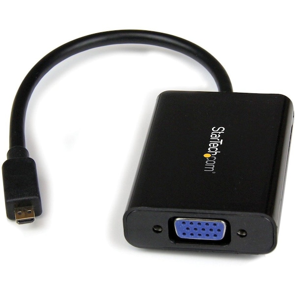 Startech.Com Micro HDMI to VGA Adapter with Audio MCHD2VGAA2 - main