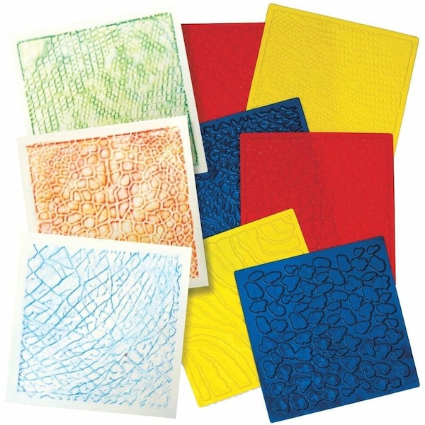 Roylco Animal Skins Rubbing Plates, 6 Per Set, 12PK 5817 - main