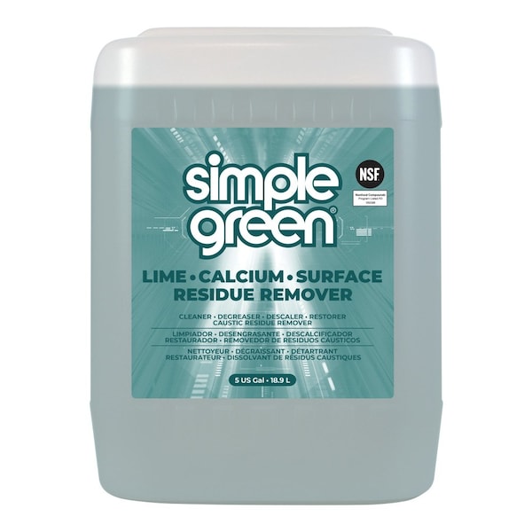 Simple Green Calcium and Lime Remover, 5 gal, Unscented 1700200100005 - main