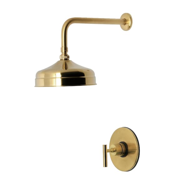 Kingston Brass Single-Handle Pressure Balanced Shower Faucet, Brushed Brass KB6337CMLSO - main