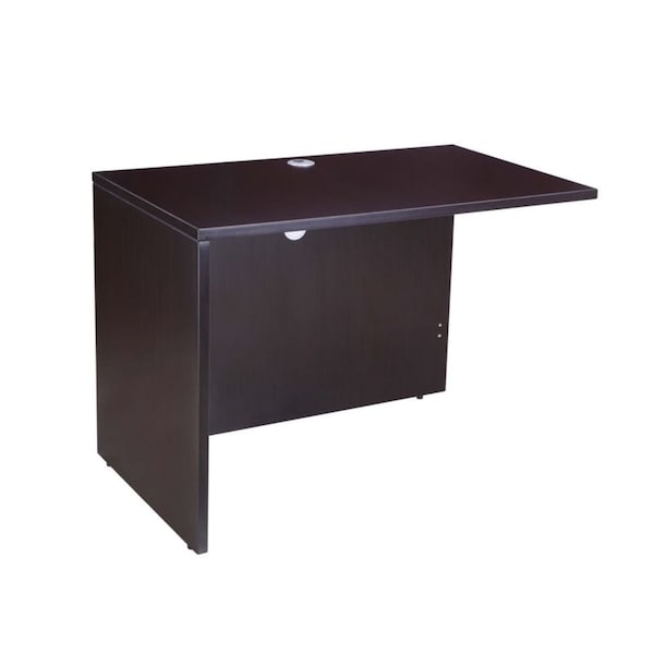 Boss Office Products 42" Reversible Return in Mocha Finish N191-MOC - main