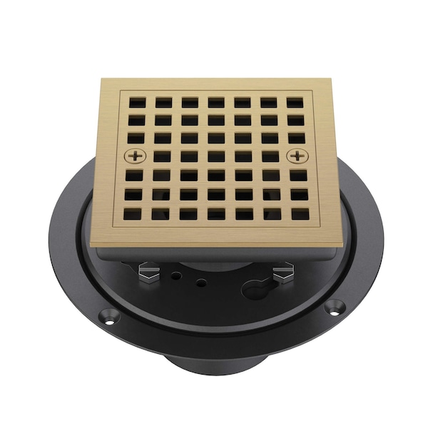 Kibi 4" Tile-In Shower Drain KFD0401BB - main