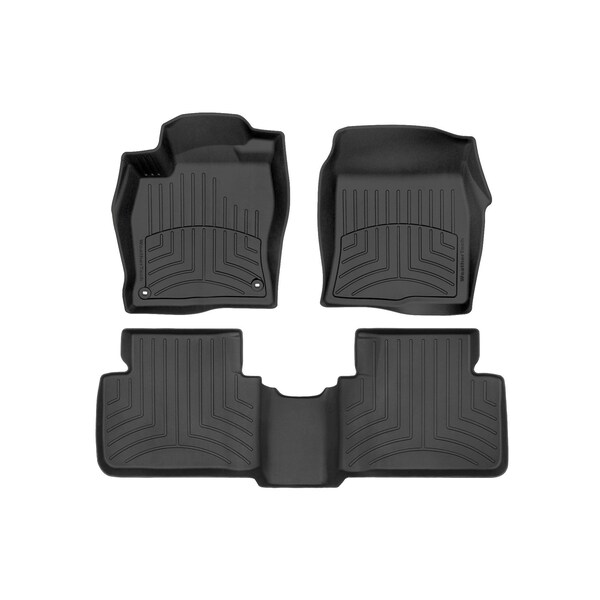 Weathertech Black, Front and Rear FloorLiner HP 44884-1-2IM - main