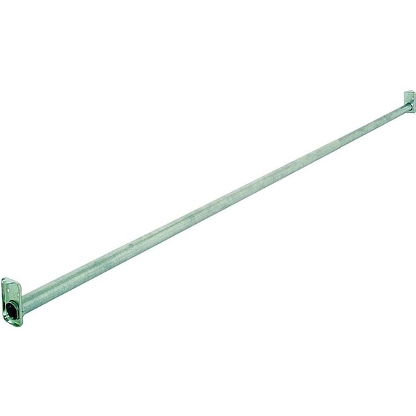 Prosource Adjustable Closet Rod, 96 to 150 in L, Steel 21090PHX-PS - main