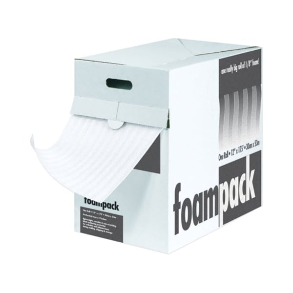 Partners Brand Air Foam Dispenser Packs, 1/4" x 12" x 85', White, 1/Each FD1412 - main