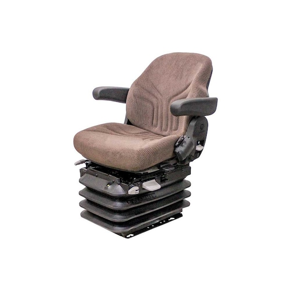 Uni Pro John Deere 5M-7030 Series Seat & Air Suspension Seat SJ20768 Brown Fabric 8586 - main
