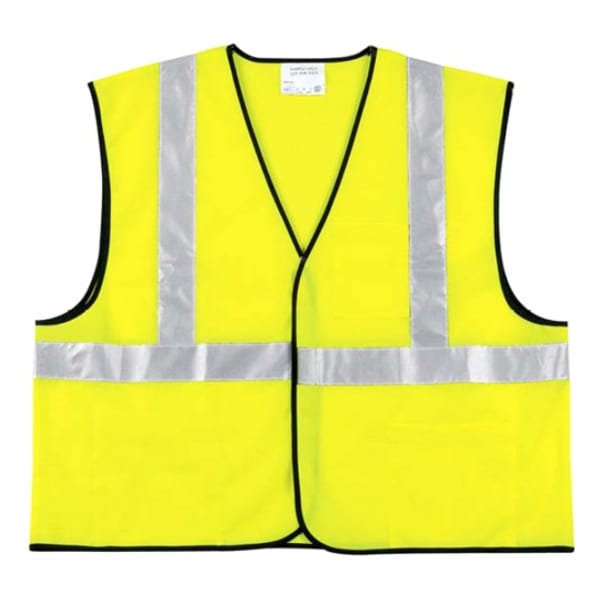 Mcr Safety Vest, Safety, 2" Stripe, XL, Lime 611-VCL2SLXL - main