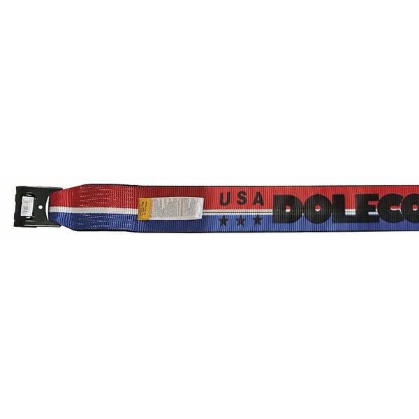 Doleco Winch Strap 4" x 30' Patriot with Flat Hook, 5,400 lbs WLL 23164430 - main