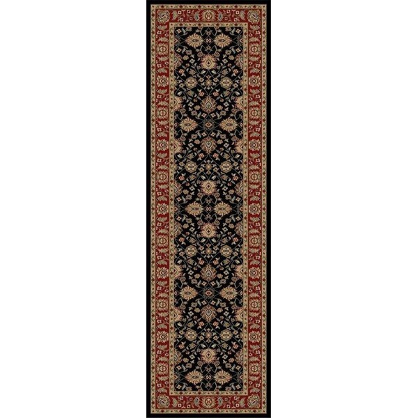 Concord Global Trading Concord Global 3 ft. 11 in. x 5 ft. 5 in. Ankara Zeigler - Black 62134 - main