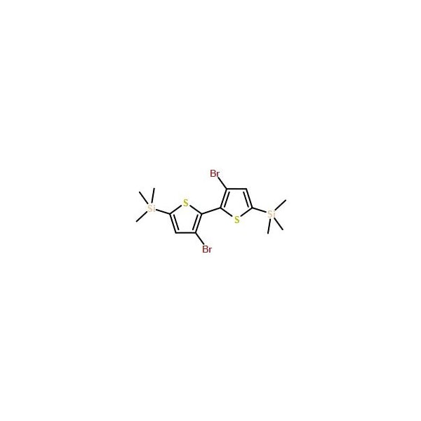 Ak Scientific 3, 3'-Dibromo-5, 5'-bis(trimethylsilyl)-2, 2'-bithiophene (5g), CAS 207742-50-5 V4261-5g - main