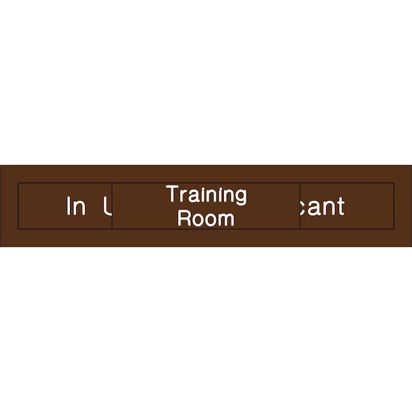 Nmc Training Room In Use Vacant Engraved Office Occupancy Sign, EN307BN EN307BN - main