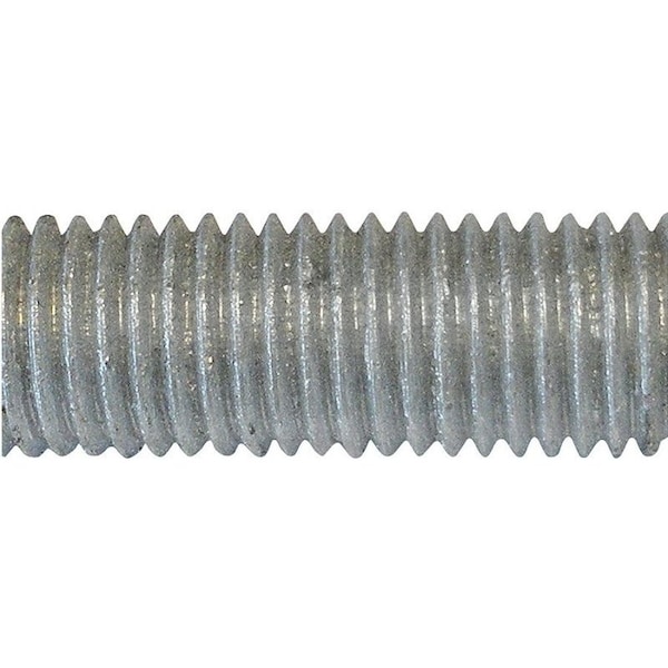 Pfc TR1007 Threaded Rod, 5811 in Thread, 12 ft L, A Grade, Carbon Steel, Galvanized, NC Thread 770067-BR - main