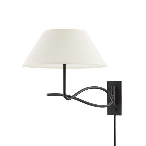 Troy Lighting Colin King X Alameda 2 Light Plug-In Sconce 15.75 In. Forged Iron PTL1815-FOR - main