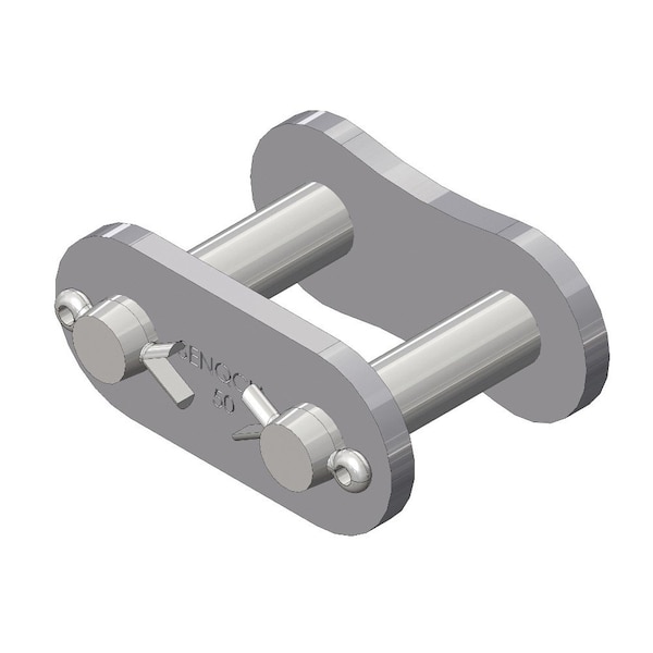 Senqcia Inspire Series SBR 50CLCP Single Strand Cottd Connecting Link, 50 chain, 5/8 P, .87 OAW, .2 Pin S-50CLCP - main