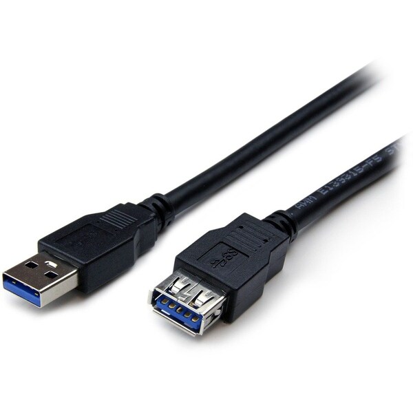 Startech.Com 6 ft Black SuperSpeed USB 3.0 (5Gbps) Extension Cable A to A - M/F USB3SEXT6BK - main