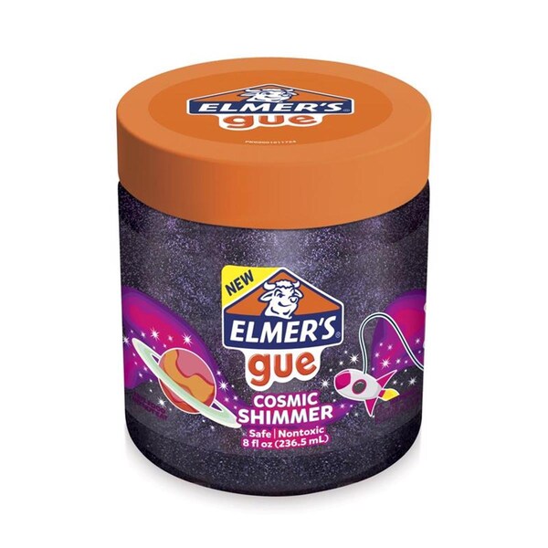 Elmer 8 oz Gue Cosmic Shimmer Slime, Violet, 2PK 6025069 - main