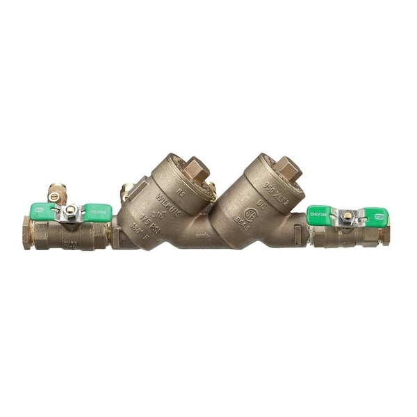 Wilkins 1/2in 950 DC Ball Vlvs NPT Top Access Lead Free, 1/2in pipe bushings 12-950XLT2 - main
