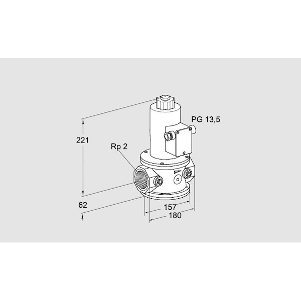 Honeywell Kromschroder VLV, SOLND, GAS, VG 50/39R10NQ33 KS85261400 - main