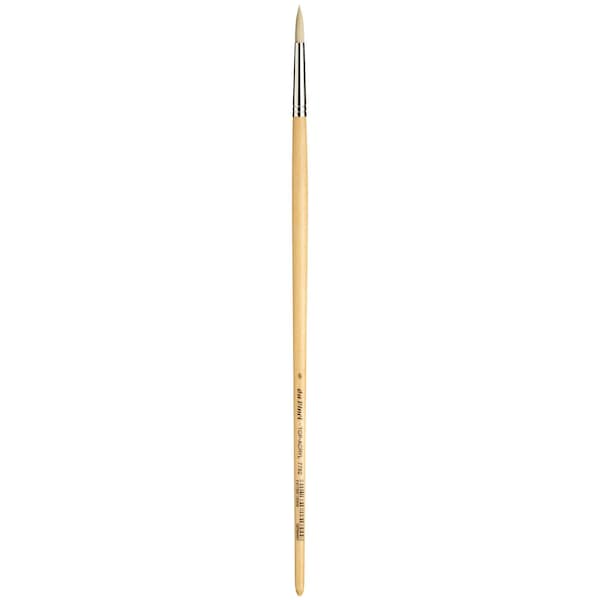 Da Vinci TOP-ACRYL White Brush, Synthetic, Acrylic & Oil, Round, Series 7782, Size 8 VA-7782_8 - main