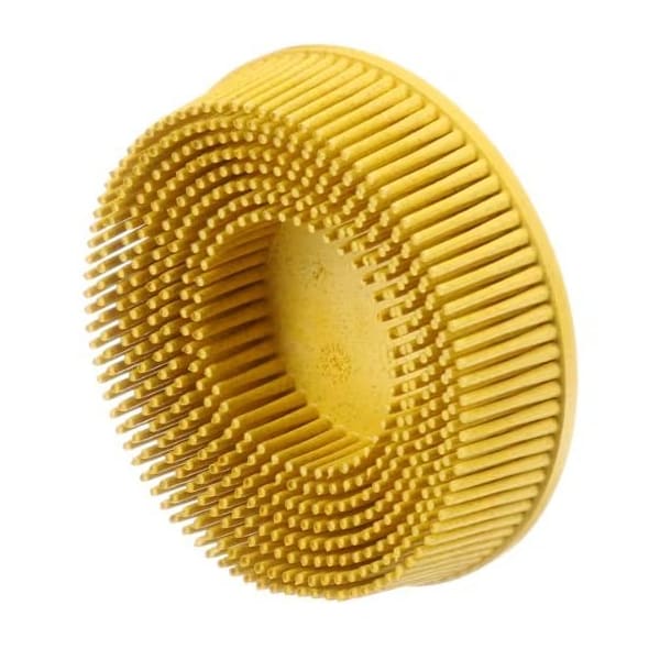 3M Scotch-Brite Roloc Bristle Dsc 07527, 3 In X 5/8 Tapered Med, 4PK 61500135399 - main