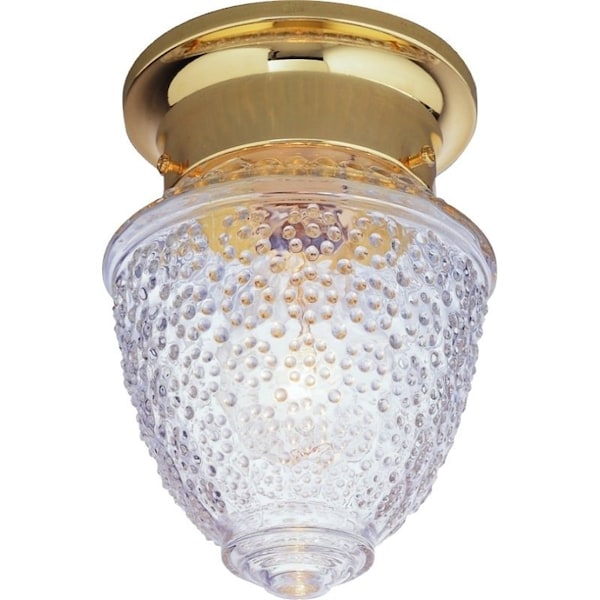 Boston Harbor Ceiling Light Fixture, 0.5 A, 120 V, 60 W, 1-Lamp, A19 or CFL Lamp, Metal Fixture RF-F-013-PB-3L - main