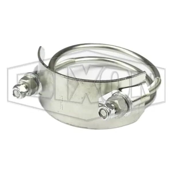 Dixon The Right Connection CCW Left Hand Spiral Hose Clamp, 12 ID x 11-52/64 to 12-61/64 OD in, Carbon St SCCW1200 - main