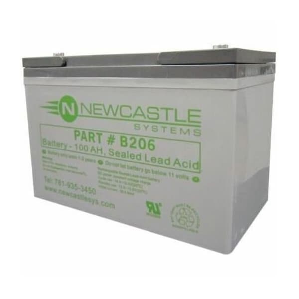 New Castle Systems Newcastle Systems Replacement Battery, 100AH Sealed Lead Acid B206 - main