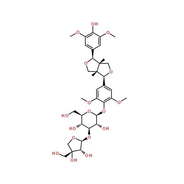 Ak Scientific (-)-Syringaresnol-4-O-beta-D-apiofuranosyl-(1->2)-beta-D-glucopyranoside (5mg), CAS 136997-64-3 Y0001-5mg - main