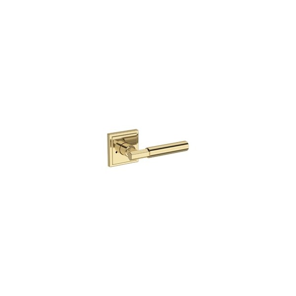 Baldwin Residential Door Levers Privacy Right Hand Non-Lacquered Brass PVRIDSSR031 - main