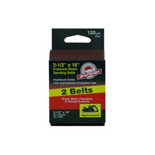 Gator Finishing 2Pk 2-1/2X16 Sandbelt 3205 - main