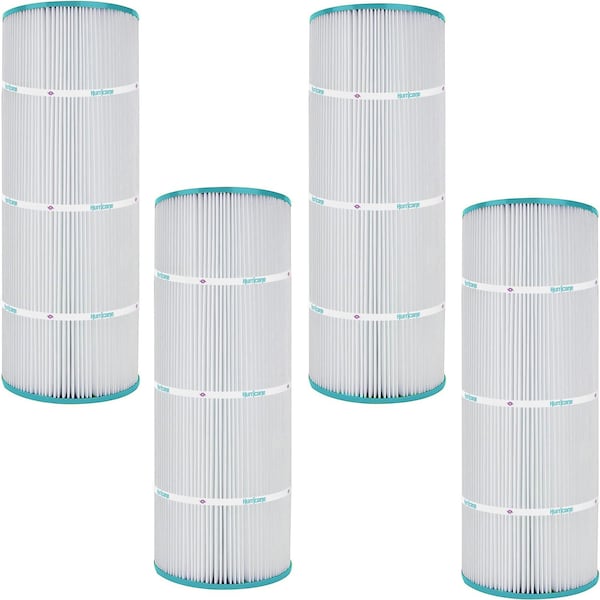 Hurricane Premium Pool Filter Cartridge - Replacement for Pleatco PCC80, Unicel C-7470, 4PK HF7470-04 - main