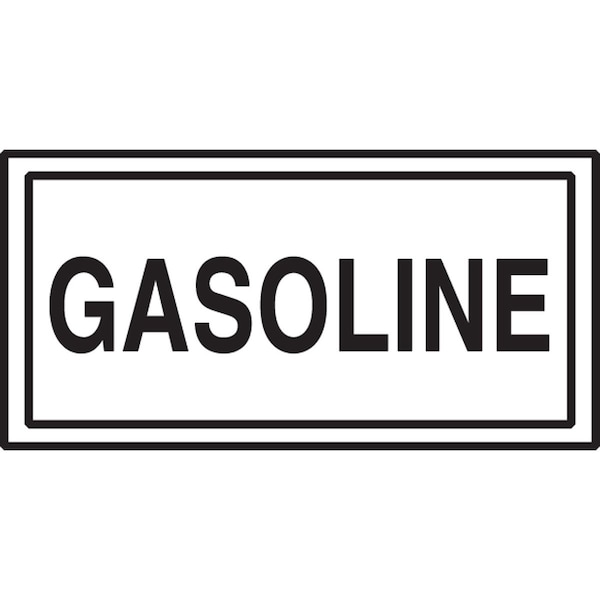 Accuform SAFETY LABEL GASOLINE 3 X 7 LCHL536 - main
