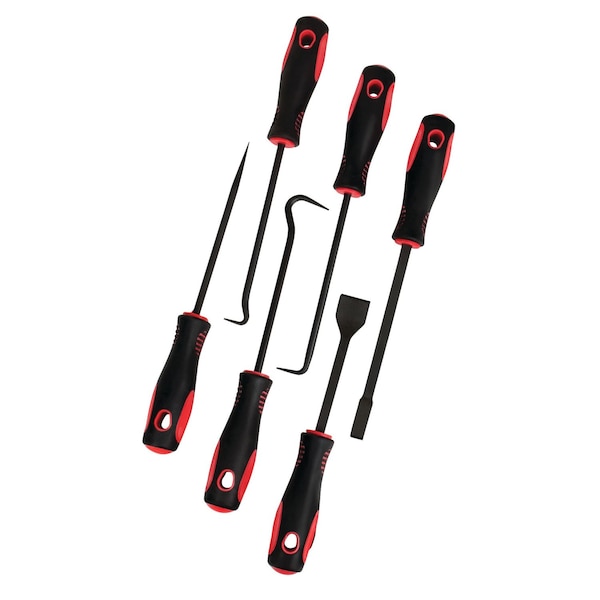 Performance Tool 6 pc. Hook & Pick Set, Double-Injection Handles, Fuse Removal W947 - main