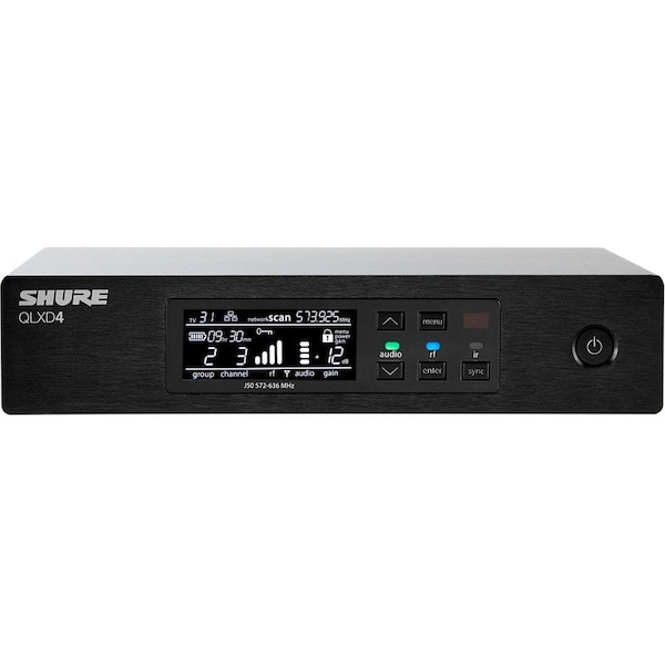 Shure HALF-RACK, SINGLE CHANNEL RECEIVER QLXD4=-G50 - main