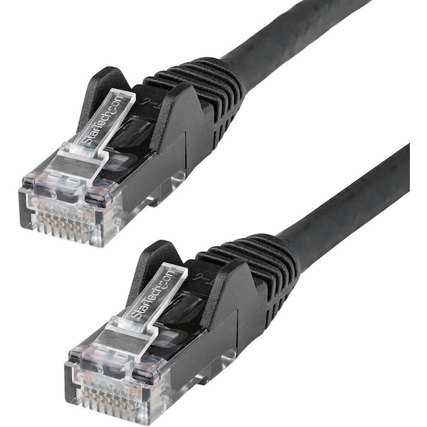 Startech.Com 30ft CAT6 Ethernet Cable Black 100W PoE N6PATCH30BK - main