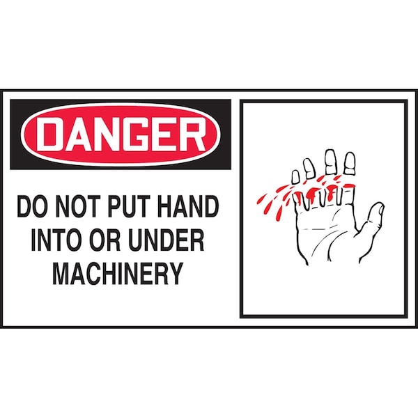 Accuform Danger Safety Label LEQM023VSP - main