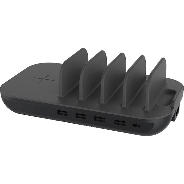 Kantek Charging Station/Wireless Charging Pad - Input connectors: USB - 1 Each DC1300B - main