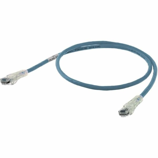 Hubbell Premise Wiring Patch Cord, Speed Gain, Cat6, Slim, Blue, 3' HC6B03 - main