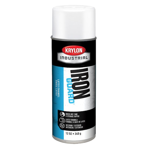 Krylon ECO-GUARD SOLVENT BASED LATEX ENAMEL SPRAY PAINT, 16 OZ CONTAINER, LIQUID FORM K07910000 - main