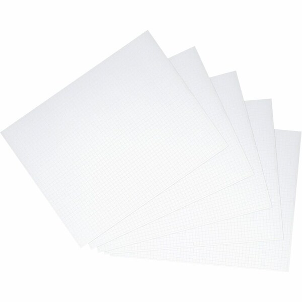 Pacon Ghostline® Foam Board, White, 22" x 28", PK5 CAR90330K - main