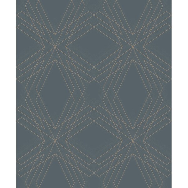 A-Street Prints Relativity Charcoal Geometric Wallpaper 2908-87107 - main