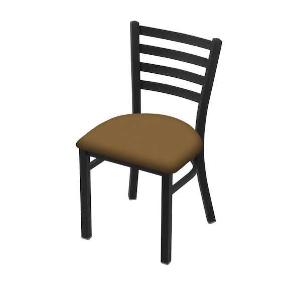 Holland Bar Stool Co 400 Jackie 18" Chair with Black Wrinkle Finish and Canter Saddle Seat 40018BW012 - main