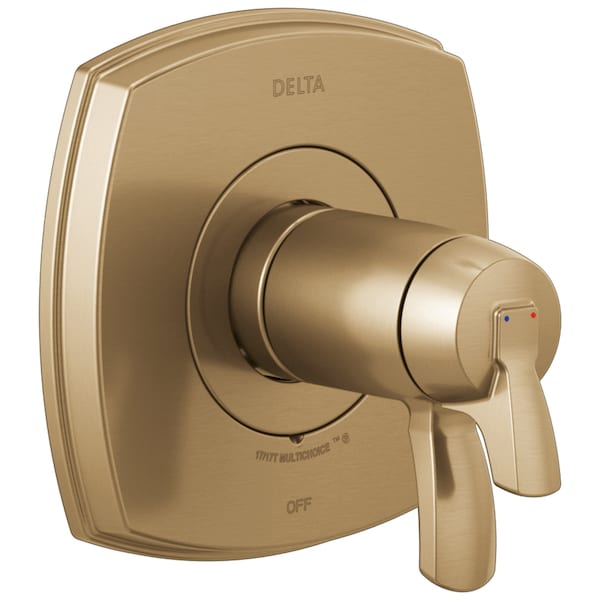 Delta Stryke 17 Thermostatic Valve Only Lumicoat Champagne Bronze T17T076-CZ-PR - main
