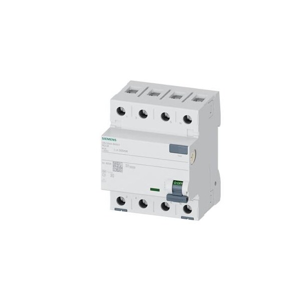 Siemens Residual current operated circuit breaker 4-pole 5SV3644-6KK01 - main