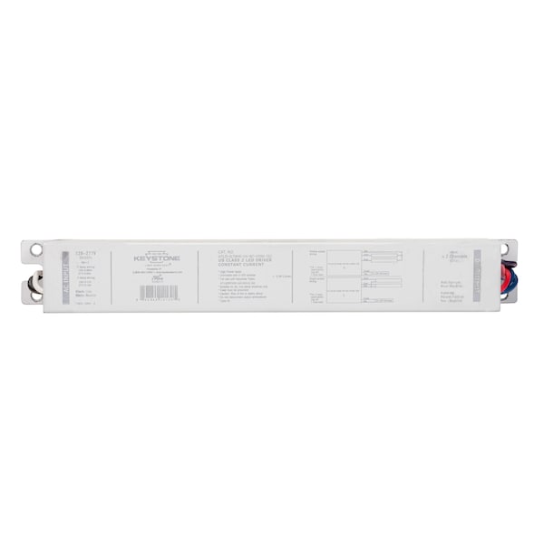 Keystone LED Driver for External Drive Type C LED tubes, Runs 1 or 2 of the KT-LED8T5HE-24G-8xx-E /G2 lamps, KTLD-2LT5HE-UV-8C-VDIM /G2 - main