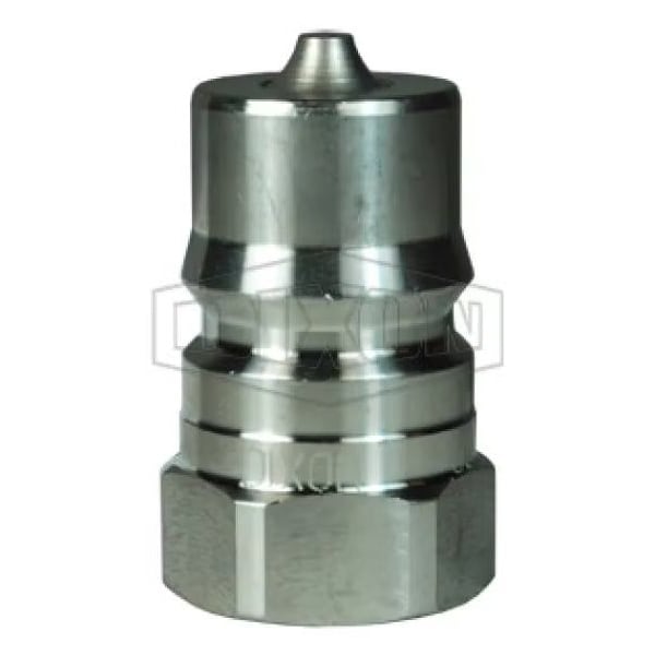 Dixon DQC HS Interchange Steam Female Plug, 3/8-18 Nominal, Female NPTF, 303 Stainless Steel HS3F3-S - main