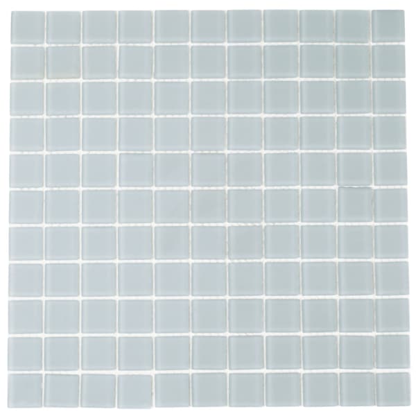 Apollo Tile Gray 11.8 in x 11.8 in Glass Matte Floor and Wall Mosaic Tile 9.67 sqft/case, 10PK APLA88092M 1X1A - main