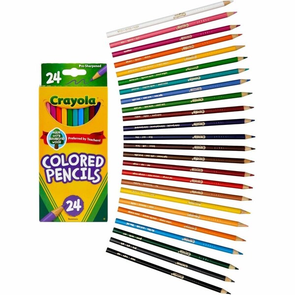 Crayola Colored Pencils, 24PK 68-4024 - main