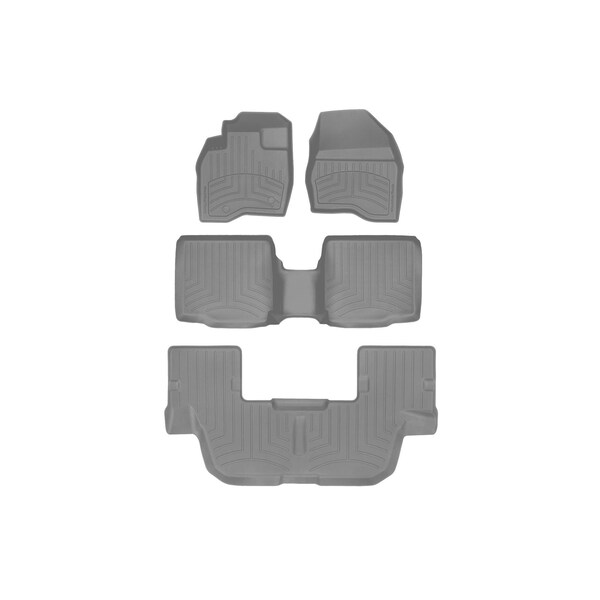 Weathertech Grey, Front and Rear and Rear FloorLiner HP 467041IM-46359-4-3IM - main